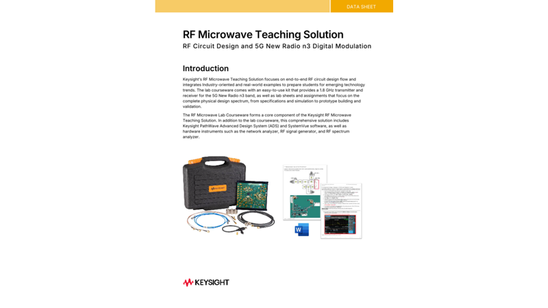 RF Microwave Teaching Solution